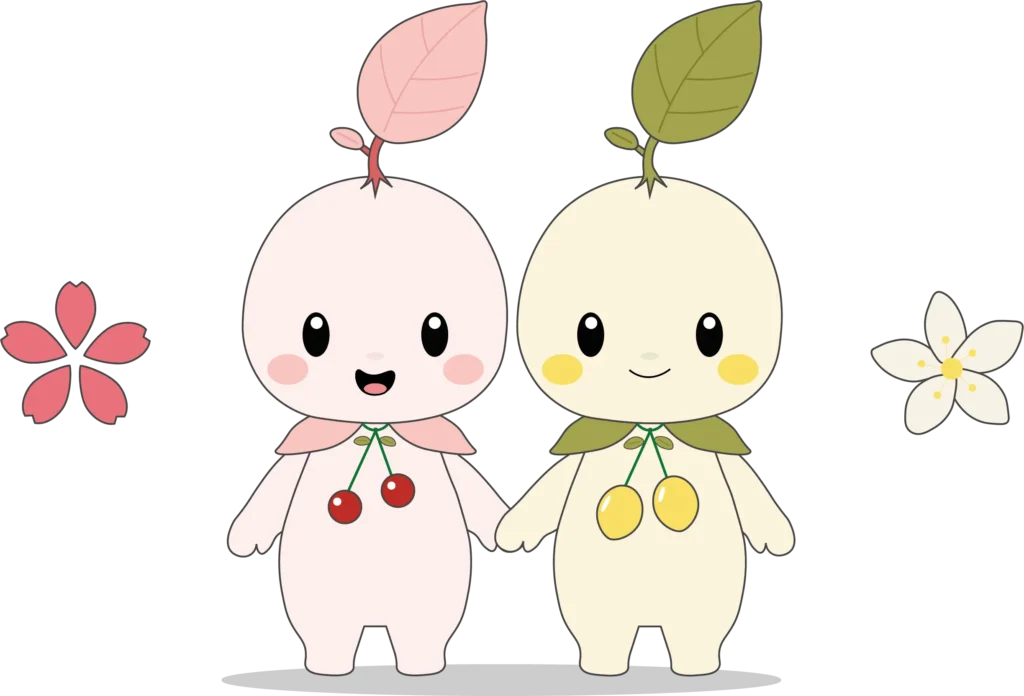 Saku e Zaghi, le mascotte di Shikura