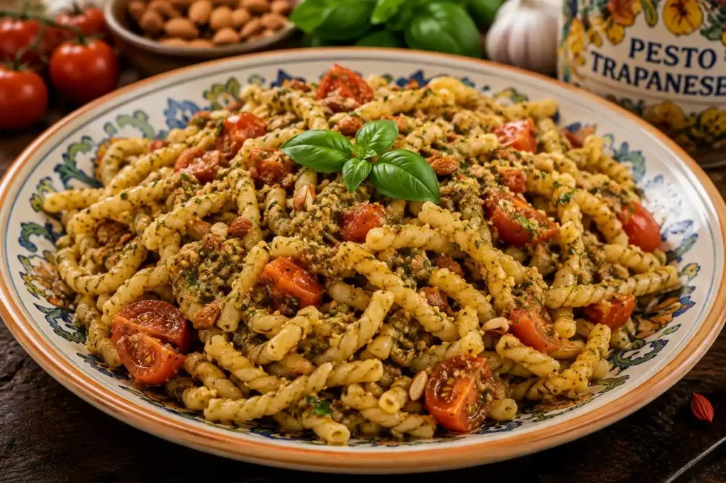 photo 2026 08 19 16 43 25 Busiate al pesto trapanese, specialità siciliana