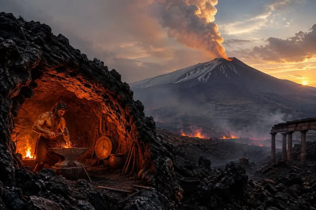 Leggenda dell’Etna e della fucina del dio Efesto