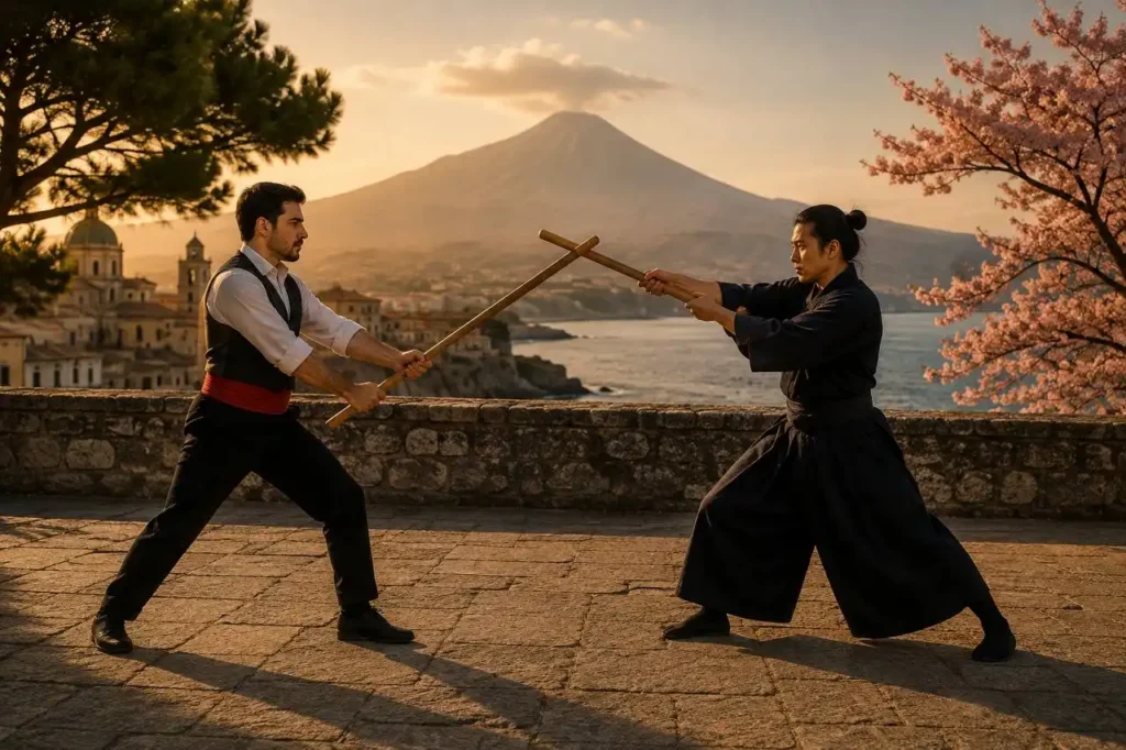 Bastone siciliano e Bojutsu a confronto tra le tradizioni marziali di Sicilia e Giappone